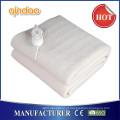 Qindao Ce / CB / GS / BSCI Aprovação Lã sintética Fleece Dez Heat Setting Electric Blanket